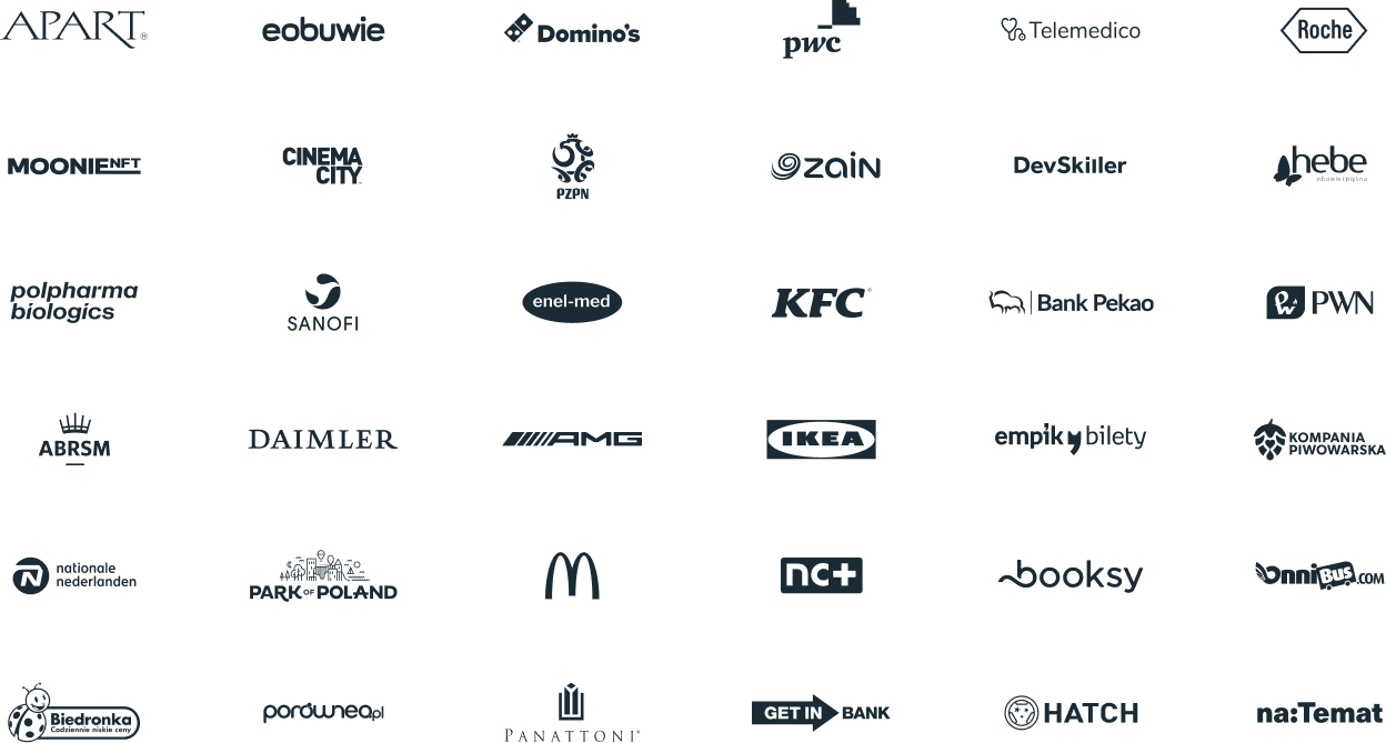 List of clients logos